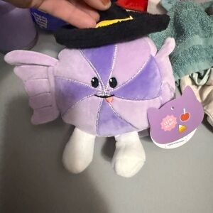 Purple Plush Toy with Hat
